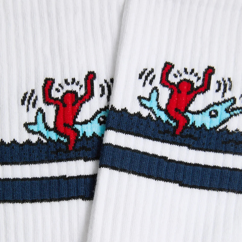 Chaussettes Athletic Keith Haring Dolphin  – L’art Keith Haring sur vos pieds