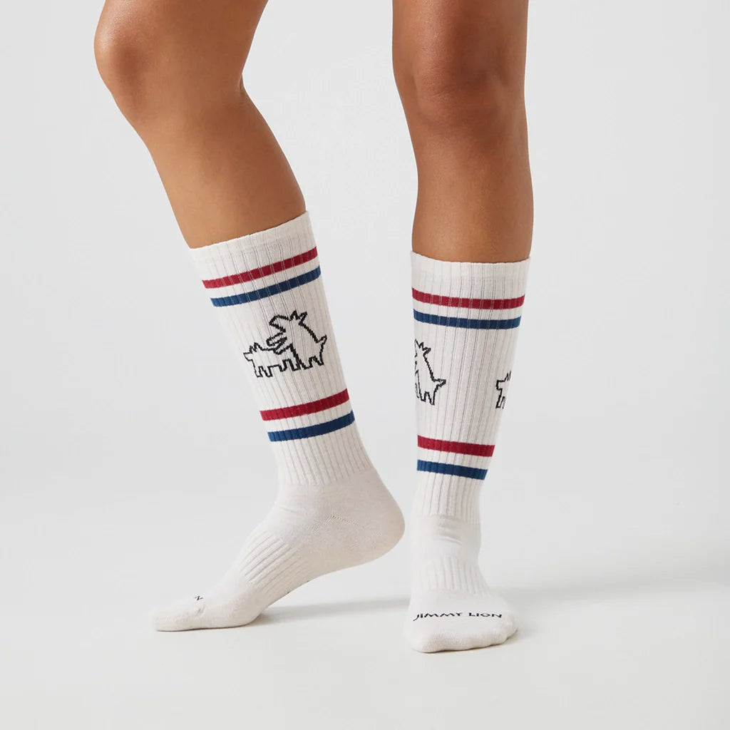 Chaussettes Athletic Keith Haring Two Dogs – Le style Keith Haring aux pieds