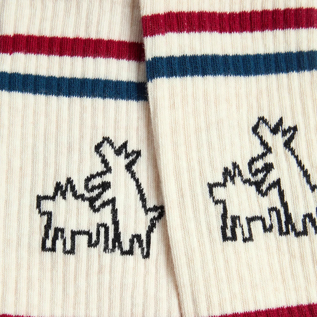Chaussettes Athletic Keith Haring Two Dogs – Le style Keith Haring aux pieds