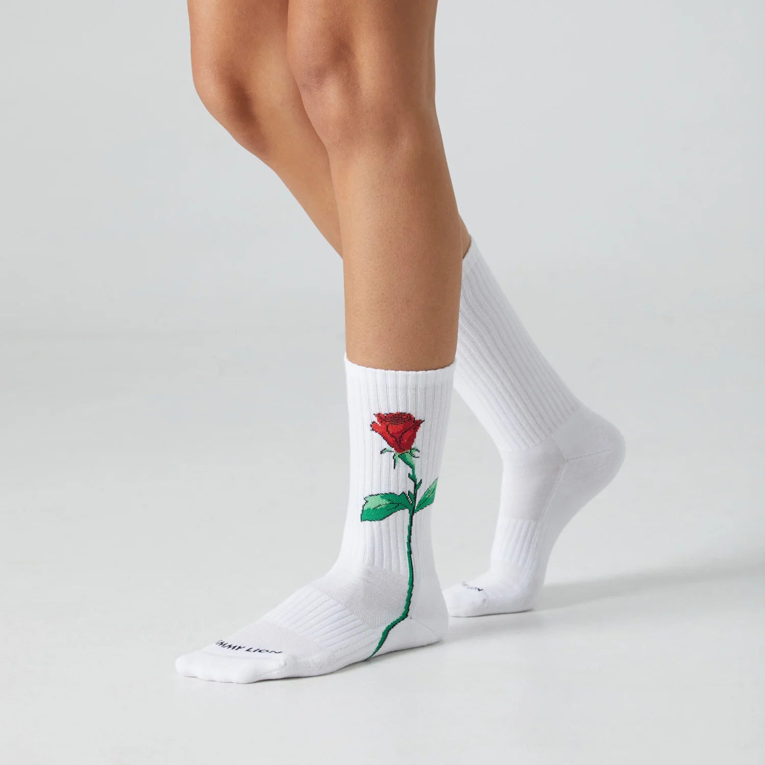 Chaussettes Athletic Ynes Suelves Rose - Mi-Mollet