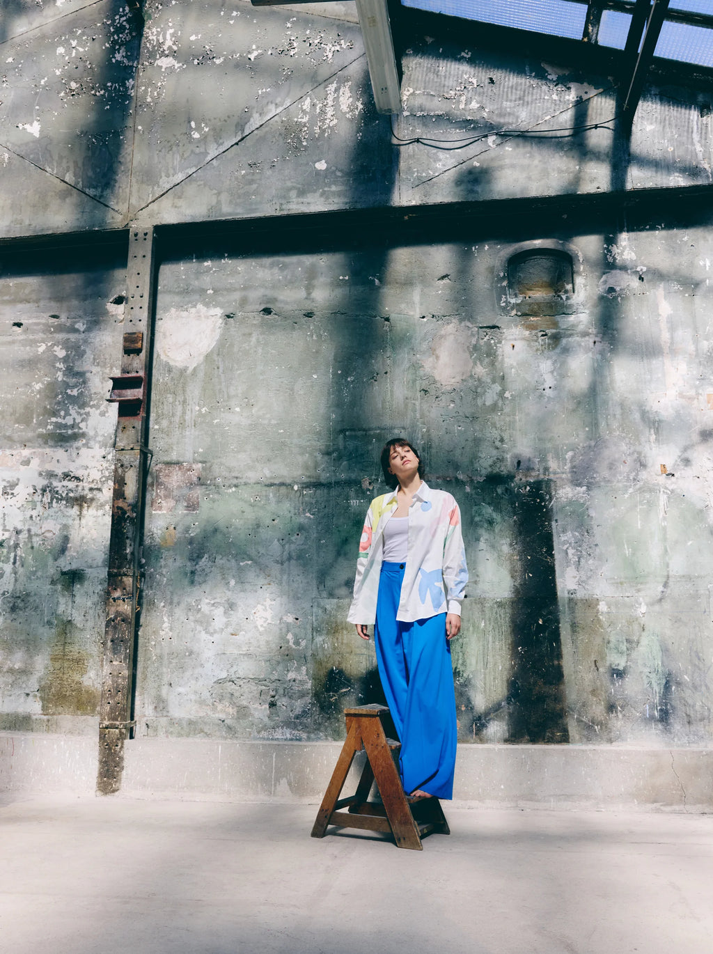 Chemise Unisexe Aquarelle – Élégance Artistique