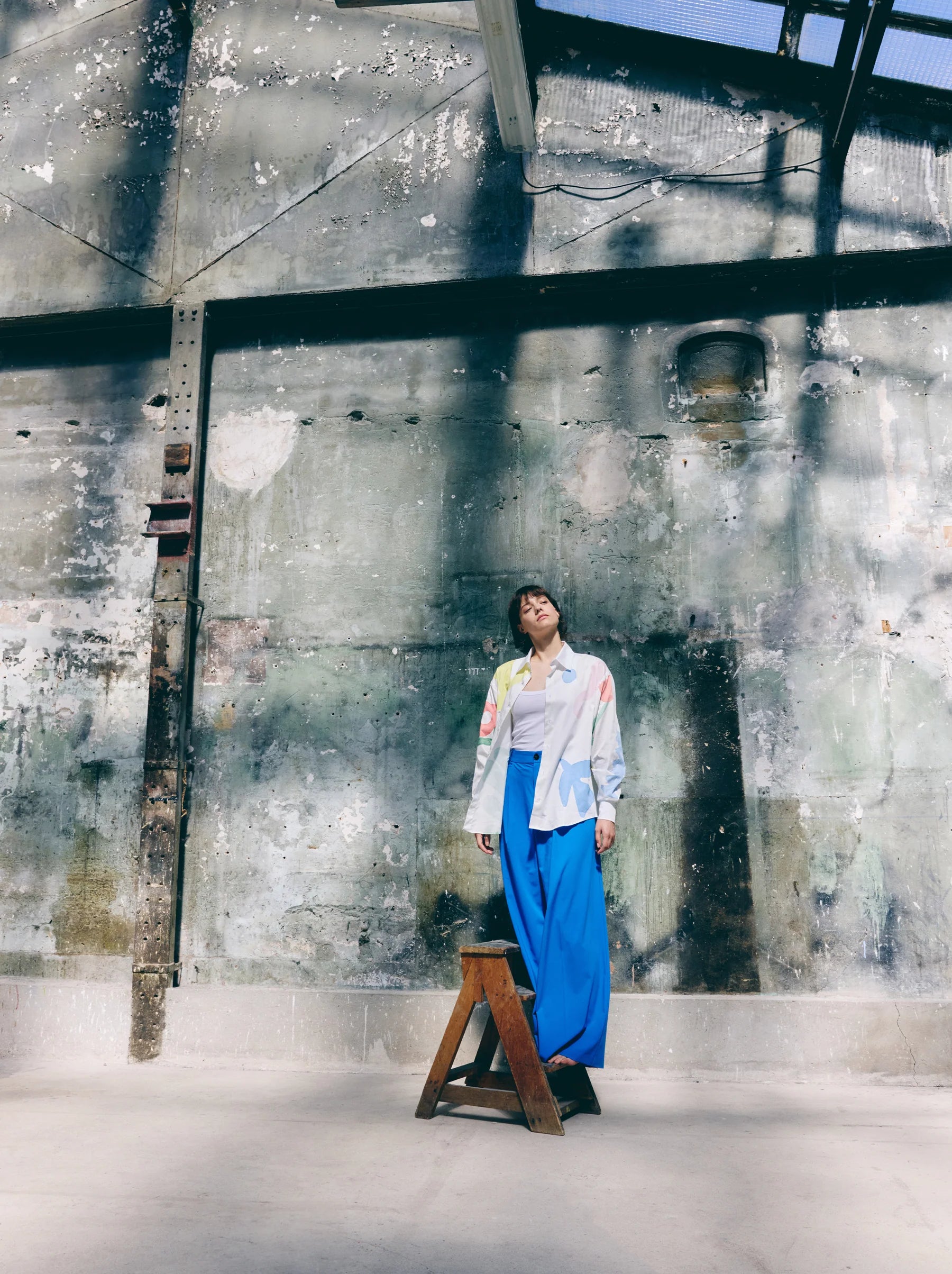 Chemise Unisexe Aquarelle – Élégance Artistique