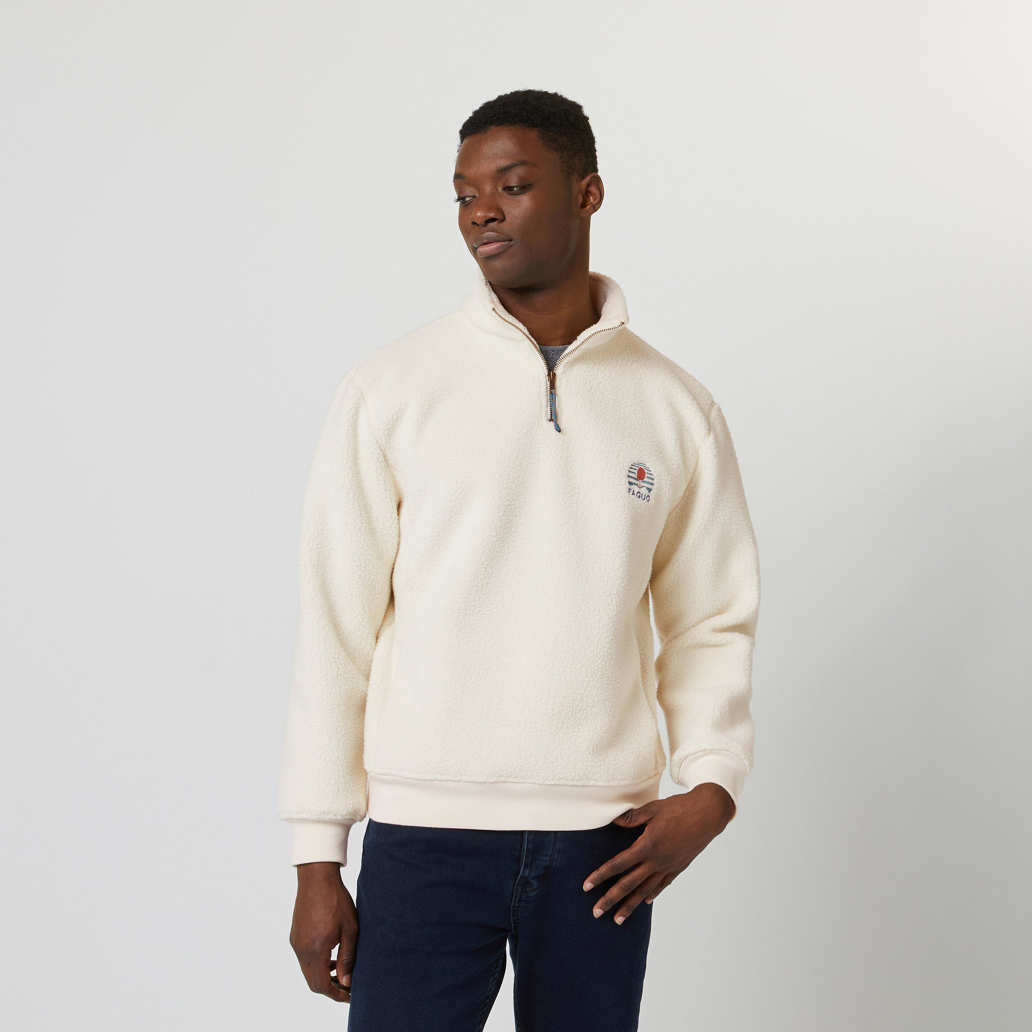 Polaire Aubiac Écrue – Douceur & chaleur recyclée