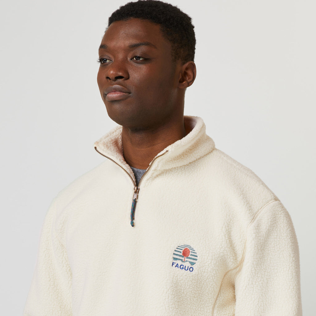 Polaire Aubiac Écrue – Douceur & chaleur recyclée