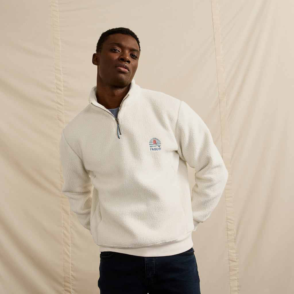 Polaire Aubiac Écrue – Douceur & chaleur recyclée