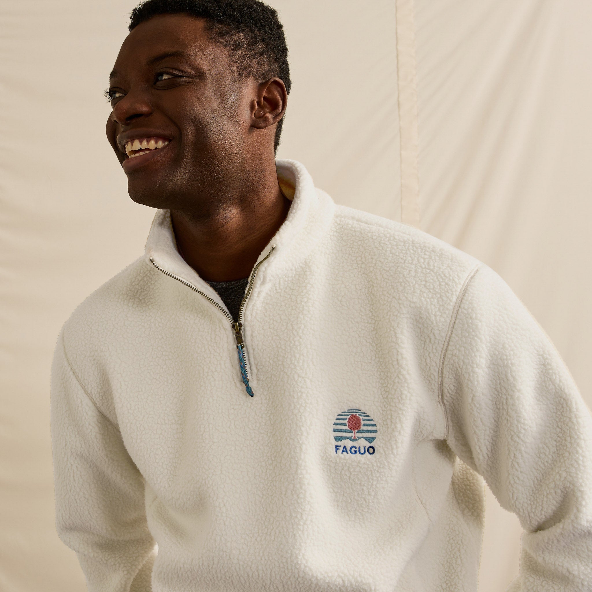 Polaire Aubiac Écrue – Douceur & chaleur recyclée