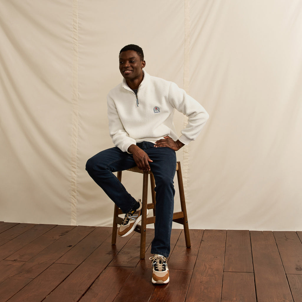 Polaire Aubiac Écrue – Douceur & chaleur recyclée