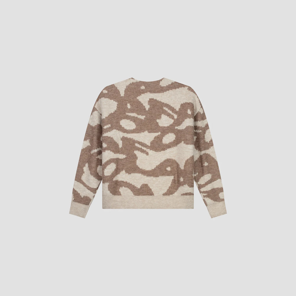 Cardigan Wavy Drift - Laine et Polyester recyclé