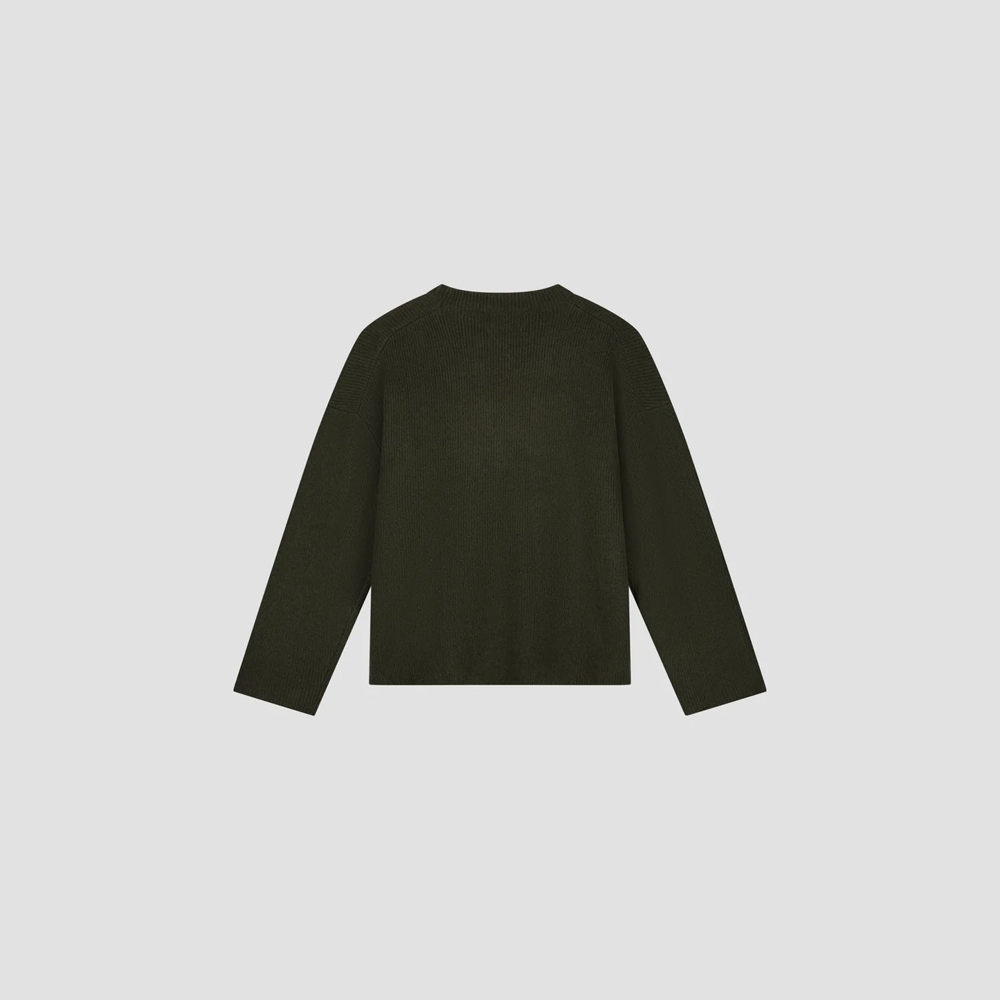 Pull Signature Knit Olive Night – Le pull élégant qui s’impose