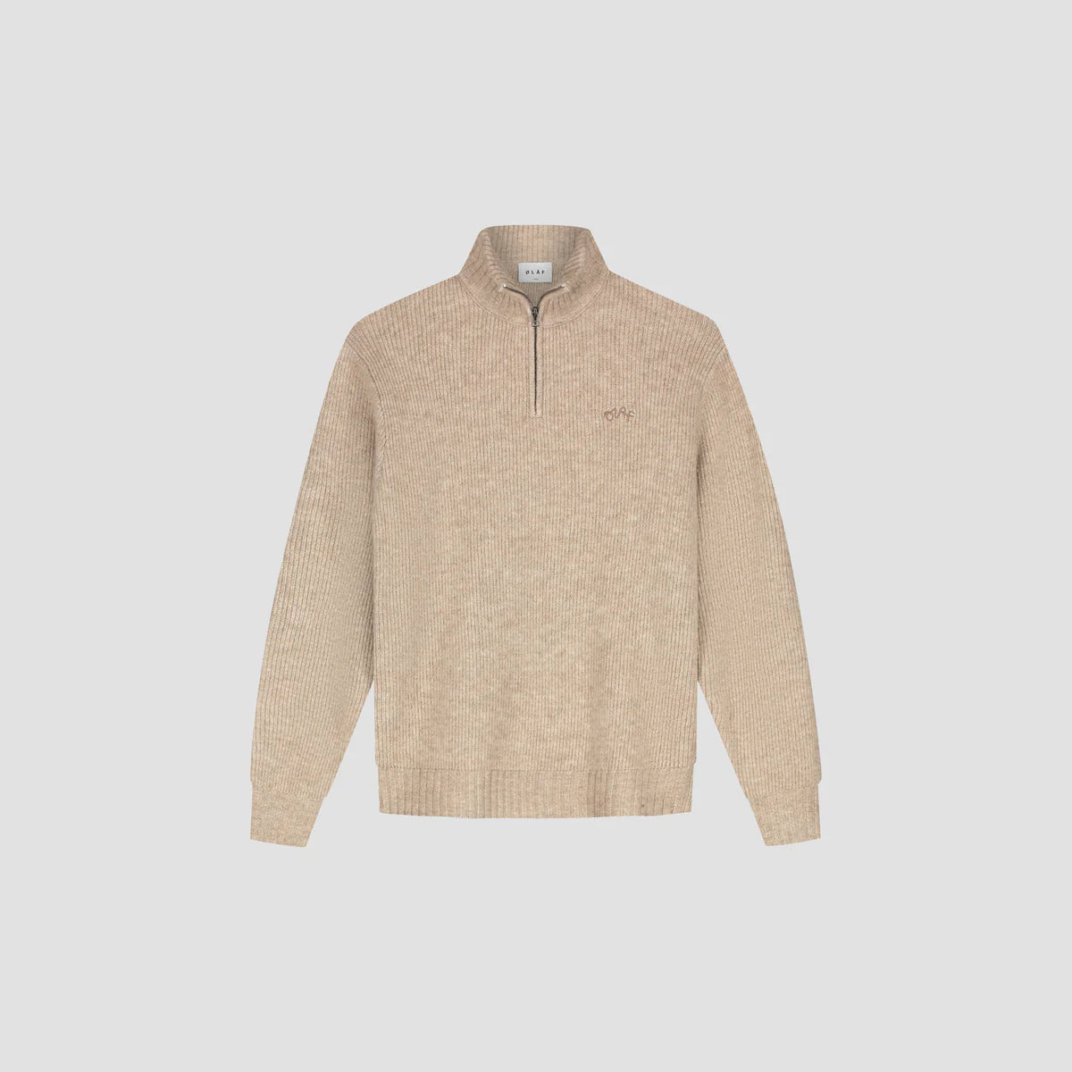 Pull Zip Mock Signature – Élégance Minimaliste & Confort