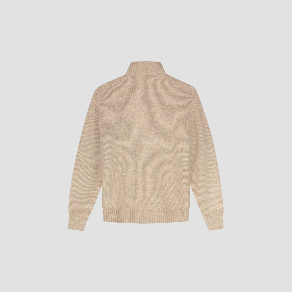 Pull Zip Mock Signature – Élégance Minimaliste & Confort