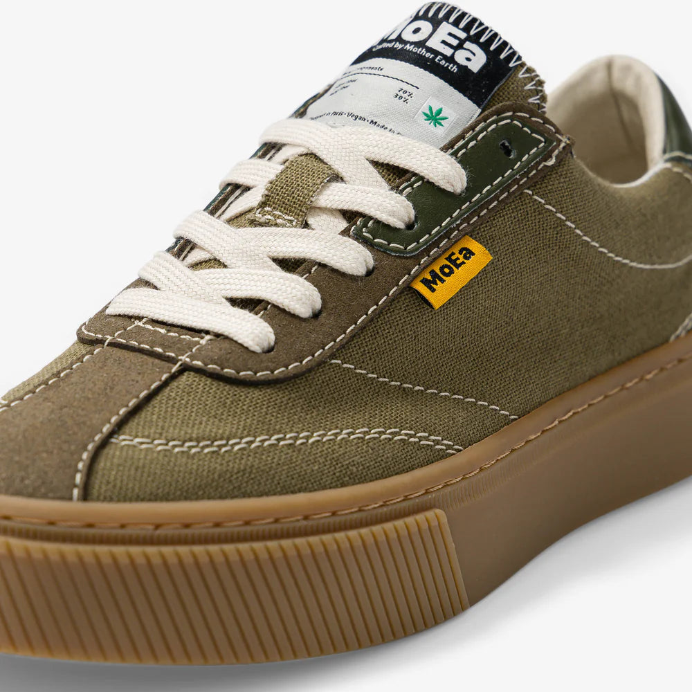 Baskets basses GEN4 Hemp Khaki – La Sneaker Éco-Chic