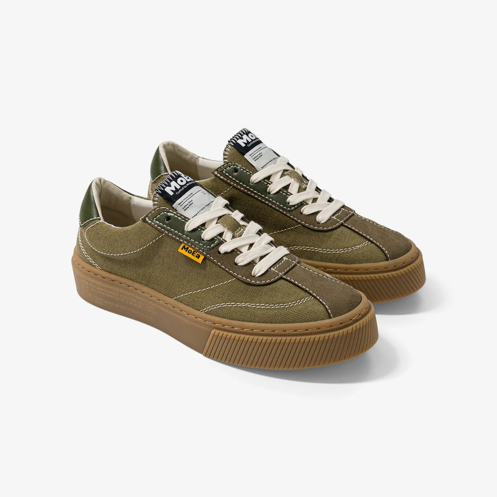 Baskets basses GEN4 Hemp Khaki – La Sneaker Éco-Chic