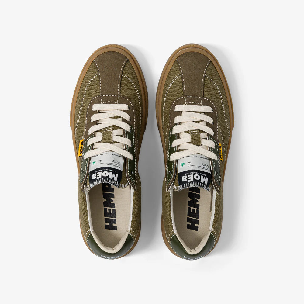Baskets basses GEN4 Hemp Khaki – La Sneaker Éco-Chic
