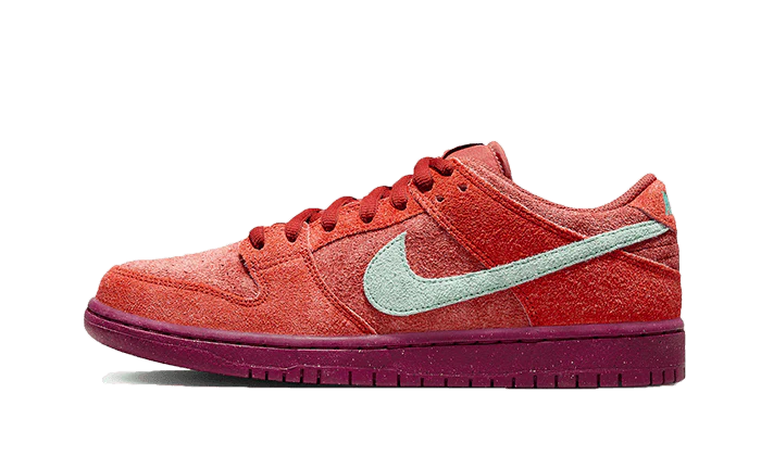 Nike SB Dunk Low Mystic Red and Rosewood