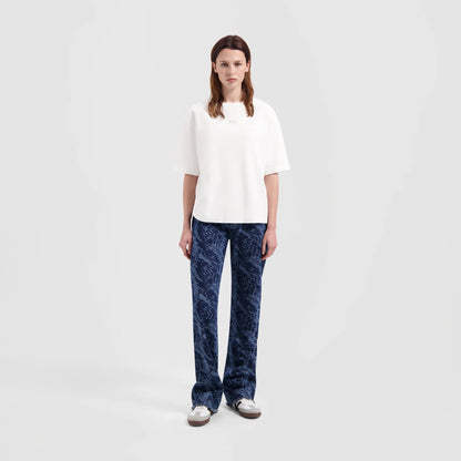 T-Shirt WMNS Boxy Logo - Coton