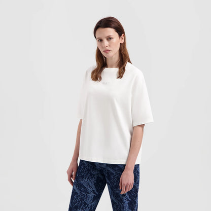 T-Shirt WMNS Boxy Logo - Coton