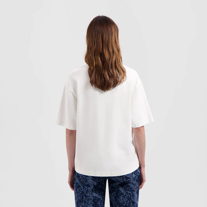 T-Shirt WMNS Boxy Logo - Coton