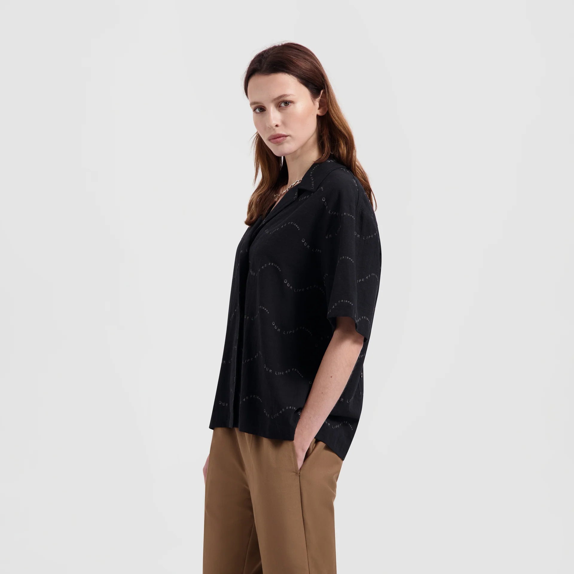 Chemise WMN Open Collar - Coton