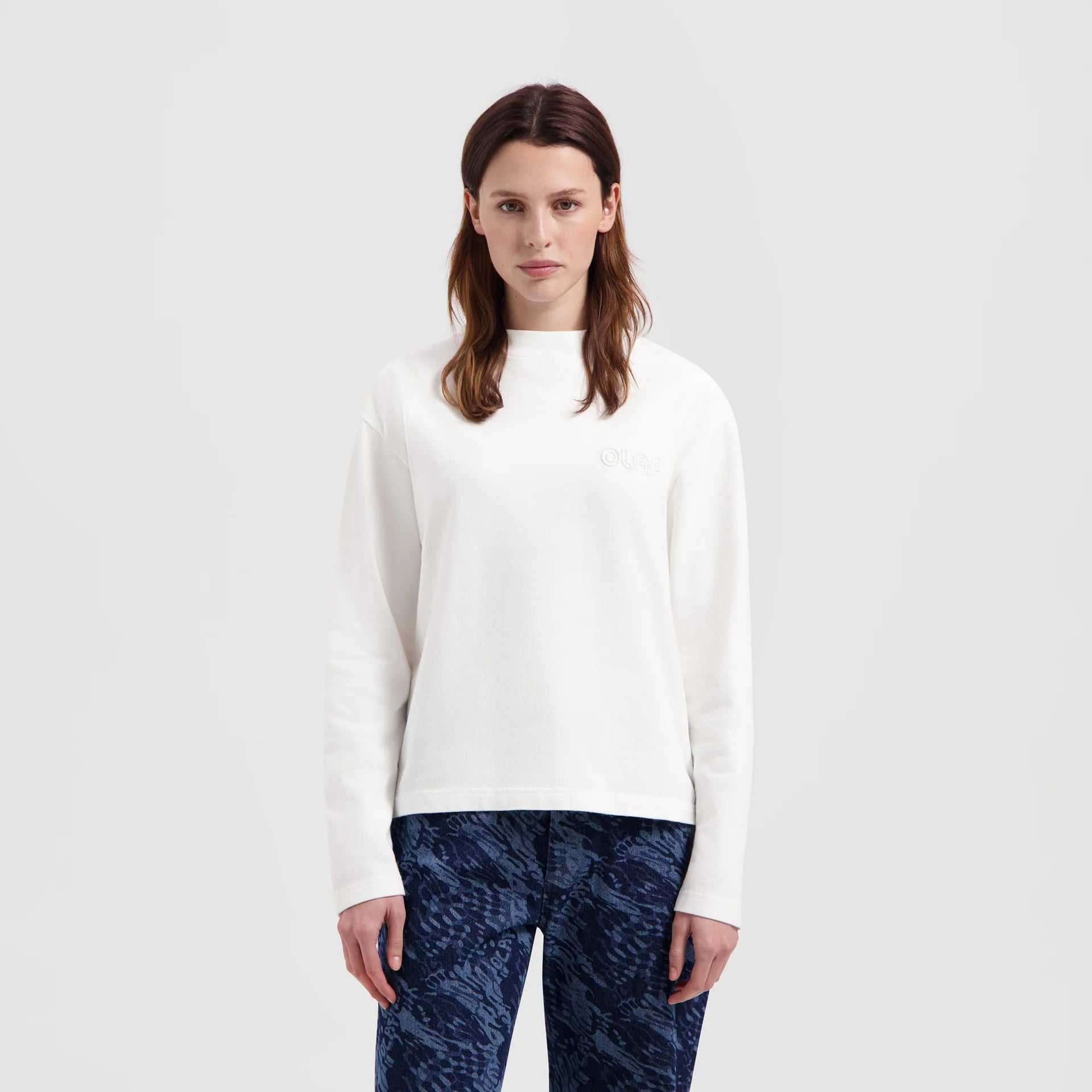 T-Shirt WMN Outline Logo - Coton