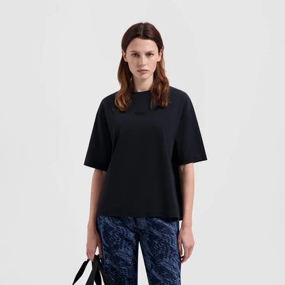 T-Shirt WMNS Boxy Logo - Coton