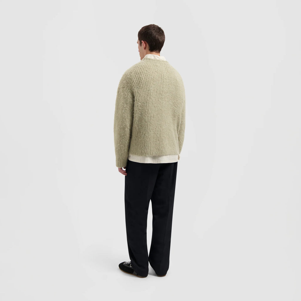 Pull Hairy Crew Hemp – Texture, style & minimalisme
