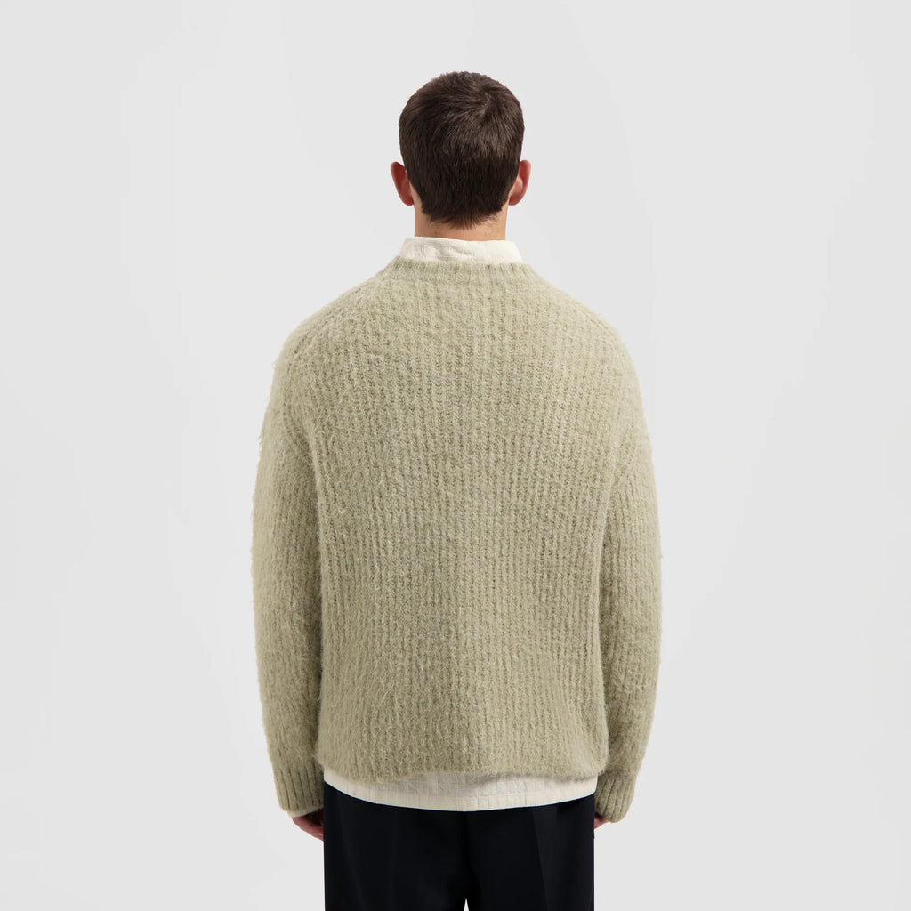 Pull Hairy Crew Hemp – Texture, style & minimalisme