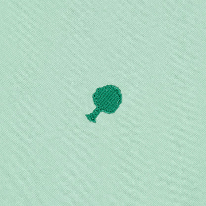 T-shirt bleu-vert ARCY en coton recyclé – Confort et engagement écoresponsable