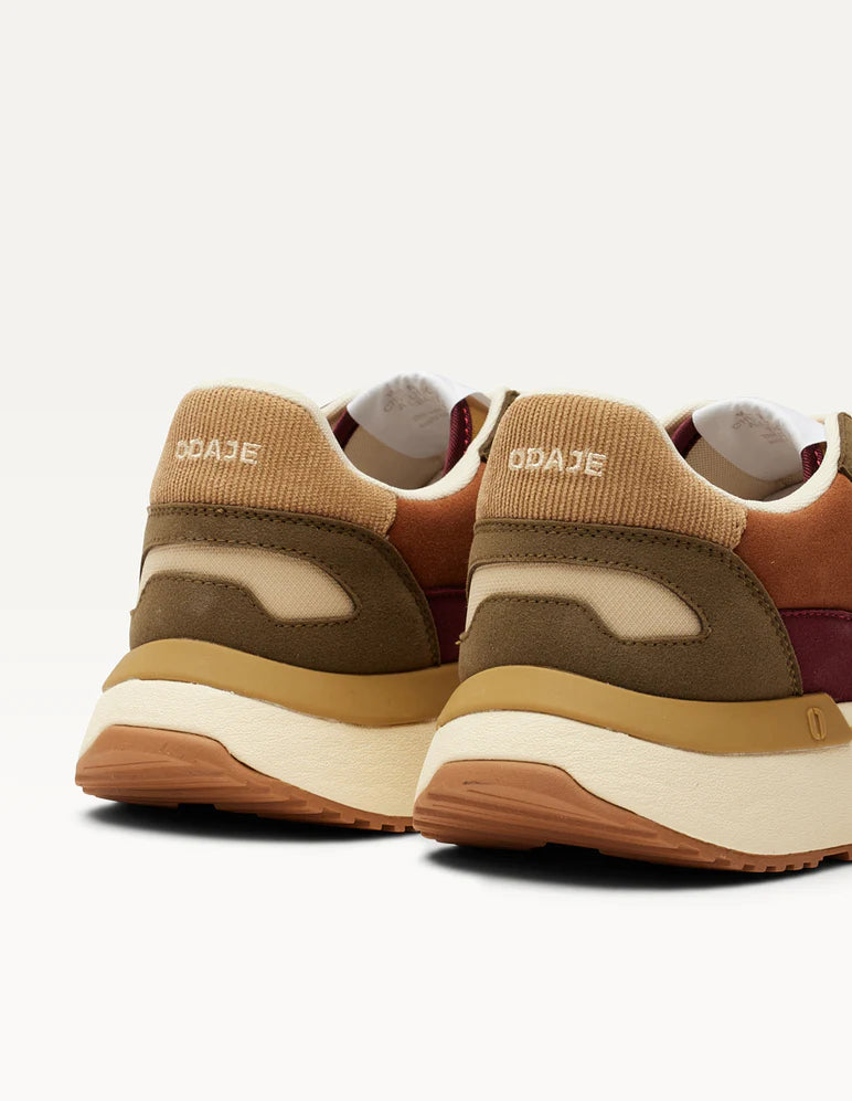 Baskets Basses Anael Kaki – Élégance Urbaine & Confort