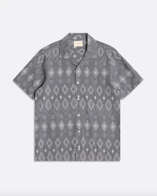 Chemise Stachio Diamonds Light Mahogany - Coton Bio