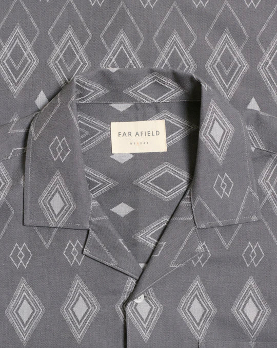 Chemise Stachio Diamonds Light Mahogany - Coton Bio