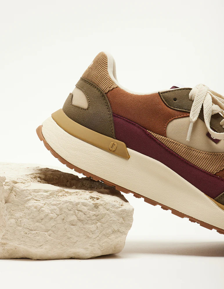 Baskets Basses Anael Kaki – Élégance Urbaine & Confort