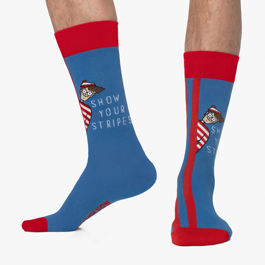 Chaussettes Casual Wally Your Stripes - Mi-Mollet