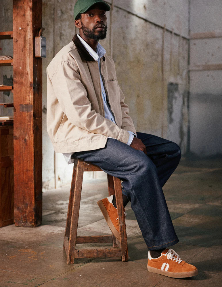 Baskets basses Pablo Marron Écru – L’élégance décontractée