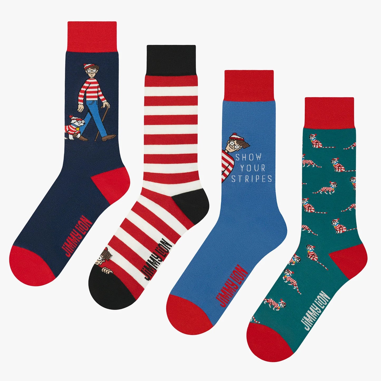 Pack Chaussettes Where's Wally - Mi-Mollet