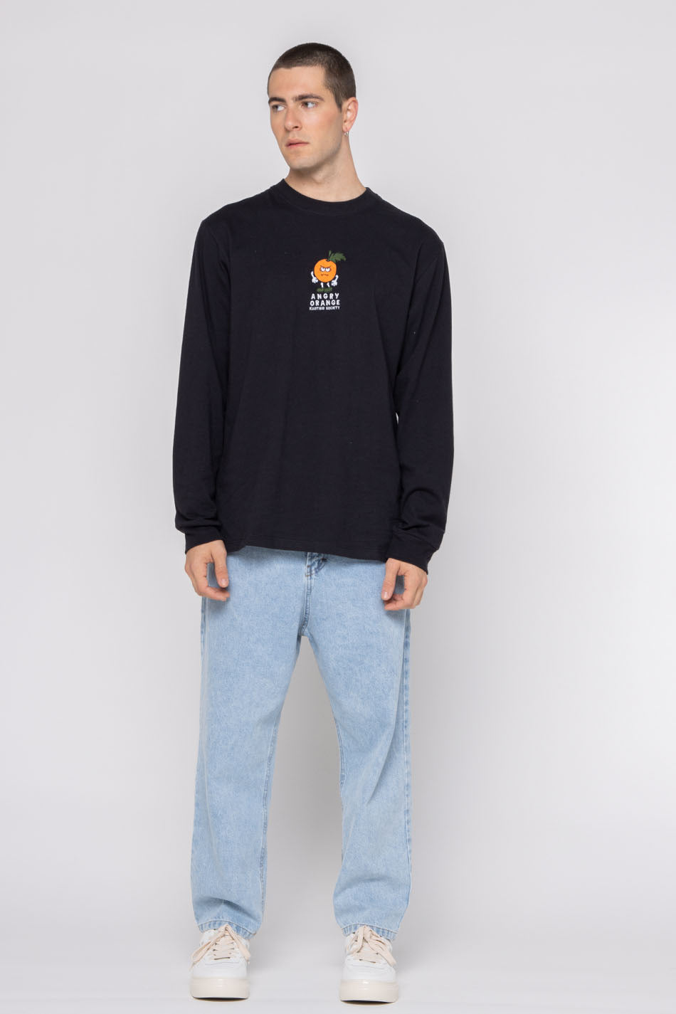 T-Shirt Manches Longues Angry - Coton