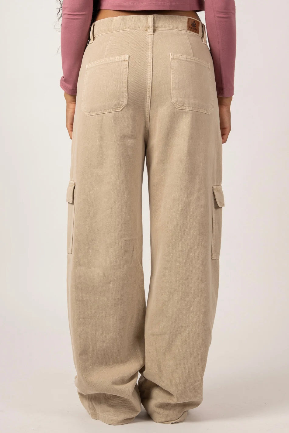 Pantalon Cargo Wide Leg - Coton
