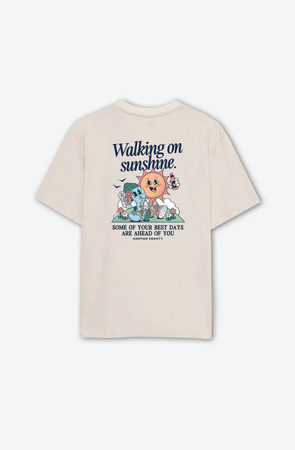 T-shirt Walking on Sunshine – Le Style Naturel en Coton Bio