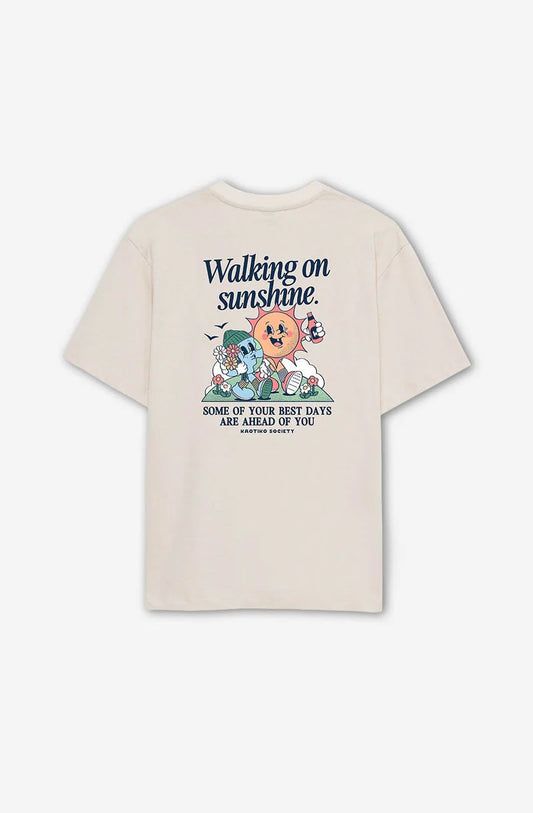 T-shirt Walking on Sunshine – Le Style Naturel en Coton Bio