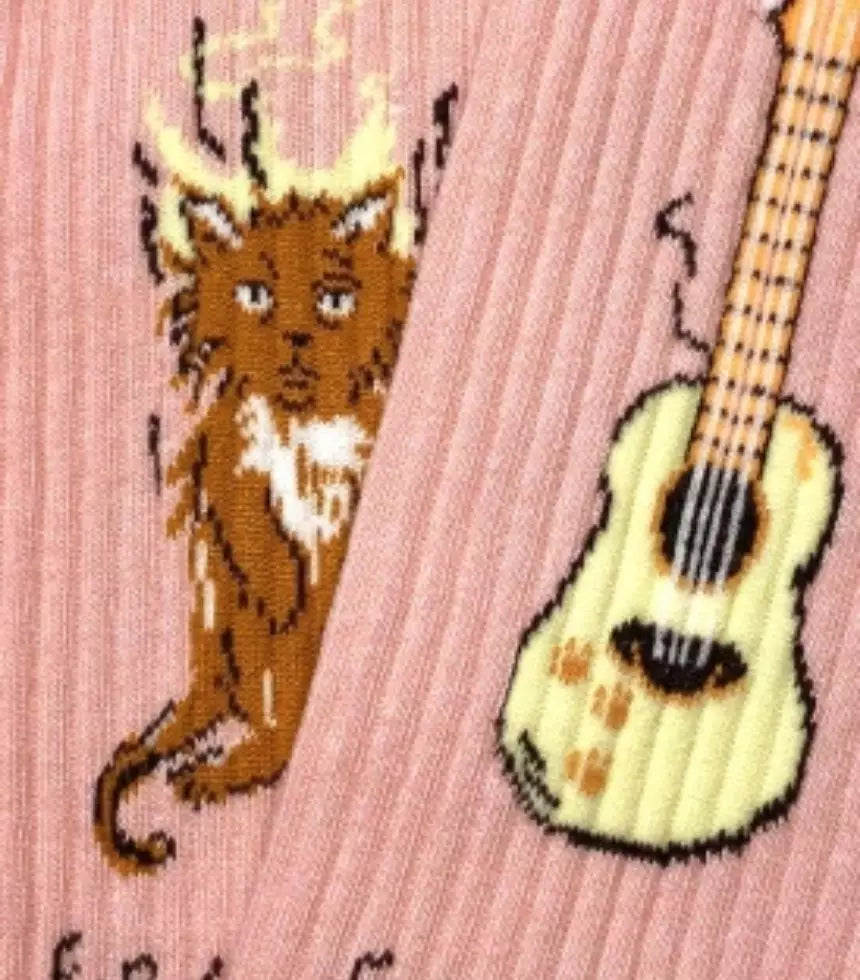 Chaussettes Athletic Friends Cat Rose – L’esprit Friends à vos pieds