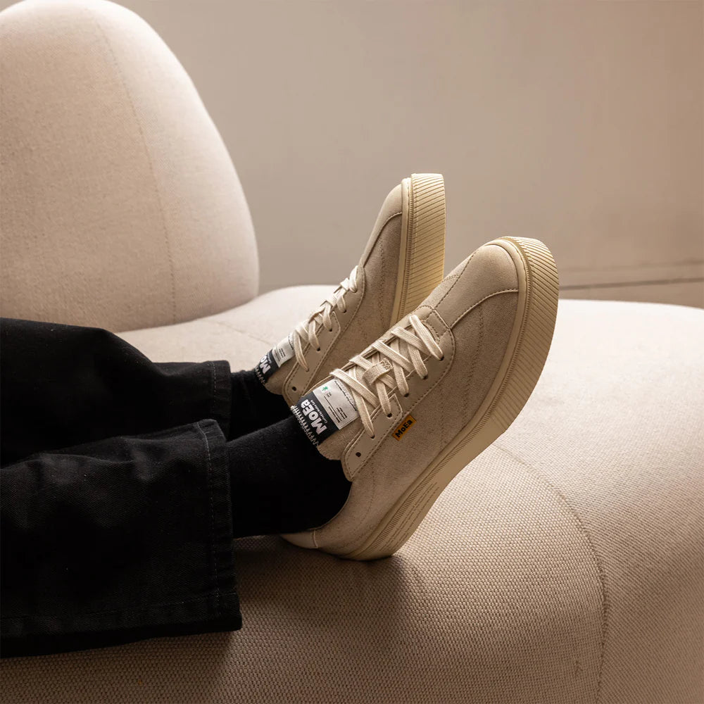 Baskets basses GEN4 Hemp Beige – Élégance Naturelle & Responsable