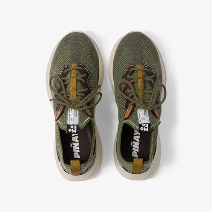 Baskets basses GEN6 - Pineapple Green & Brown