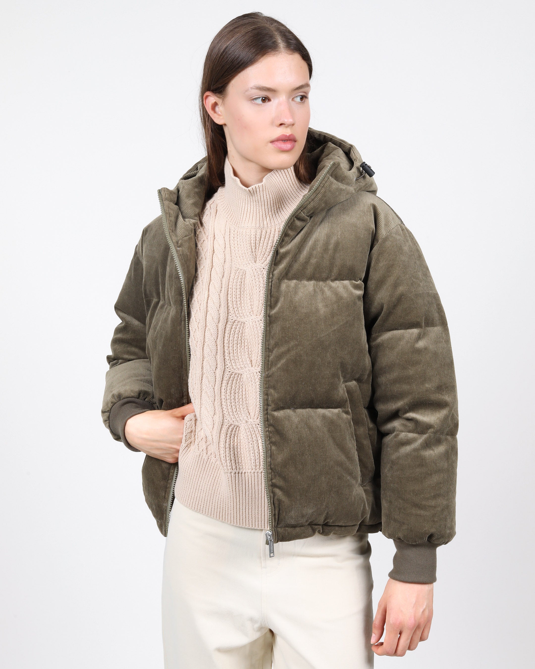 Doudoune Jay Cord - Coton et Elastanne