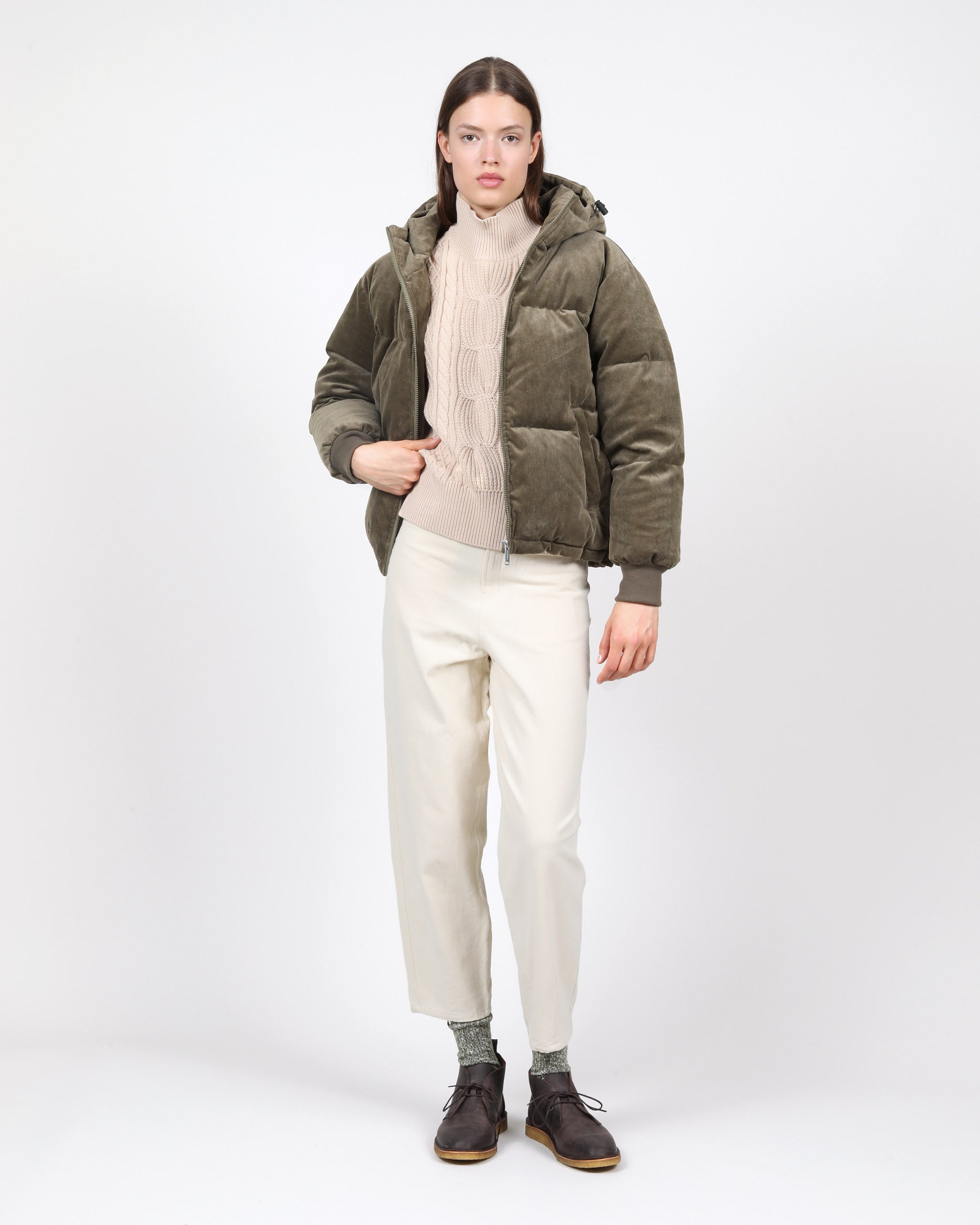 Doudoune Jay Cord - Coton et Elastanne