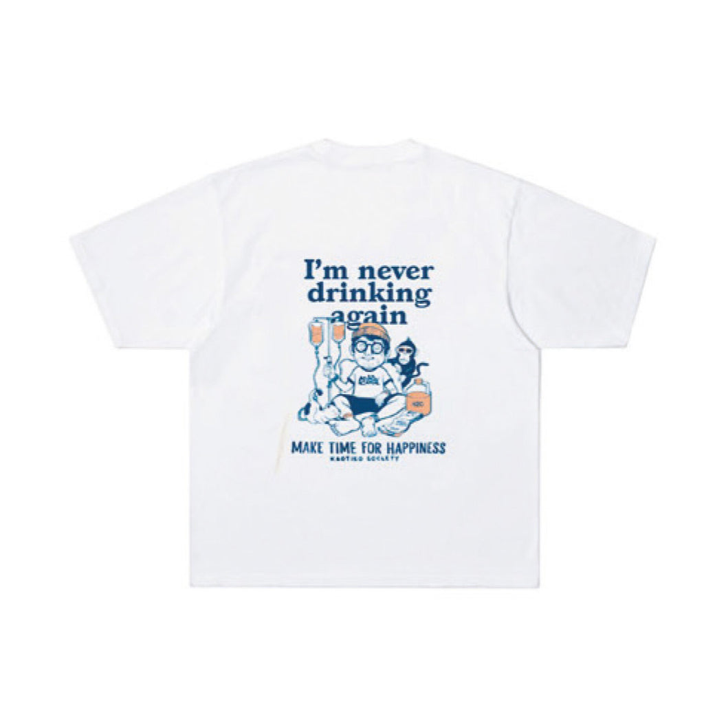 T-shirt I'm Never Drinking White – L’humour streetwear qui se porte