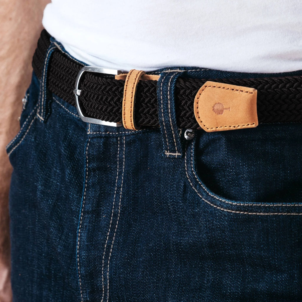 Ceinture Belt Noire – Sobriété, Confort et Engagement