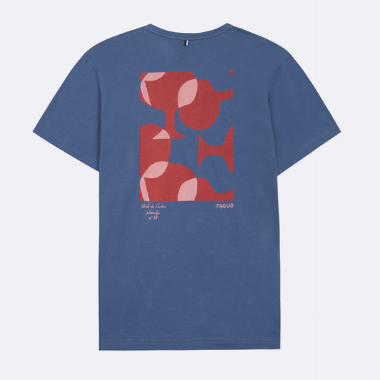 T-shirt LUGNY - l'élégance rétro en bleu marine