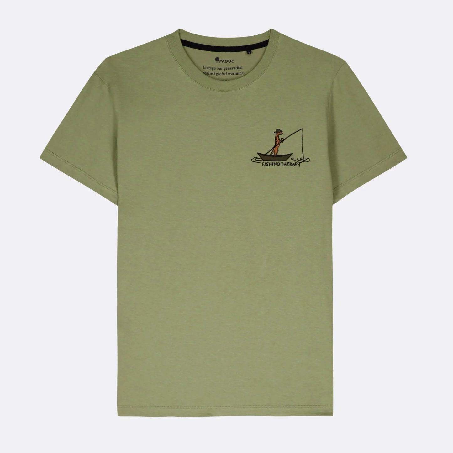 T-shirt Arcy Fishing Therapy – Style Épuré & Coton Recyclé