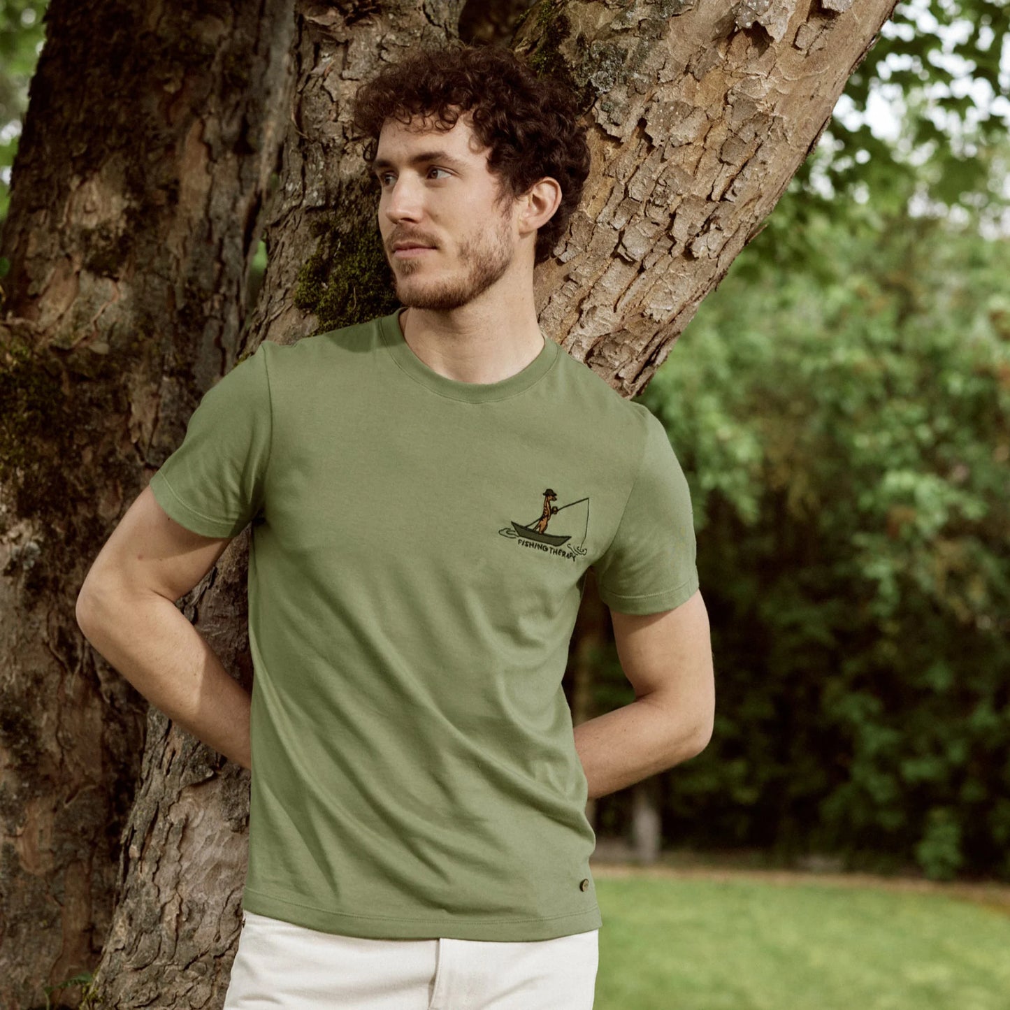T-shirt Arcy Fishing Therapy – Style Épuré & Coton Recyclé