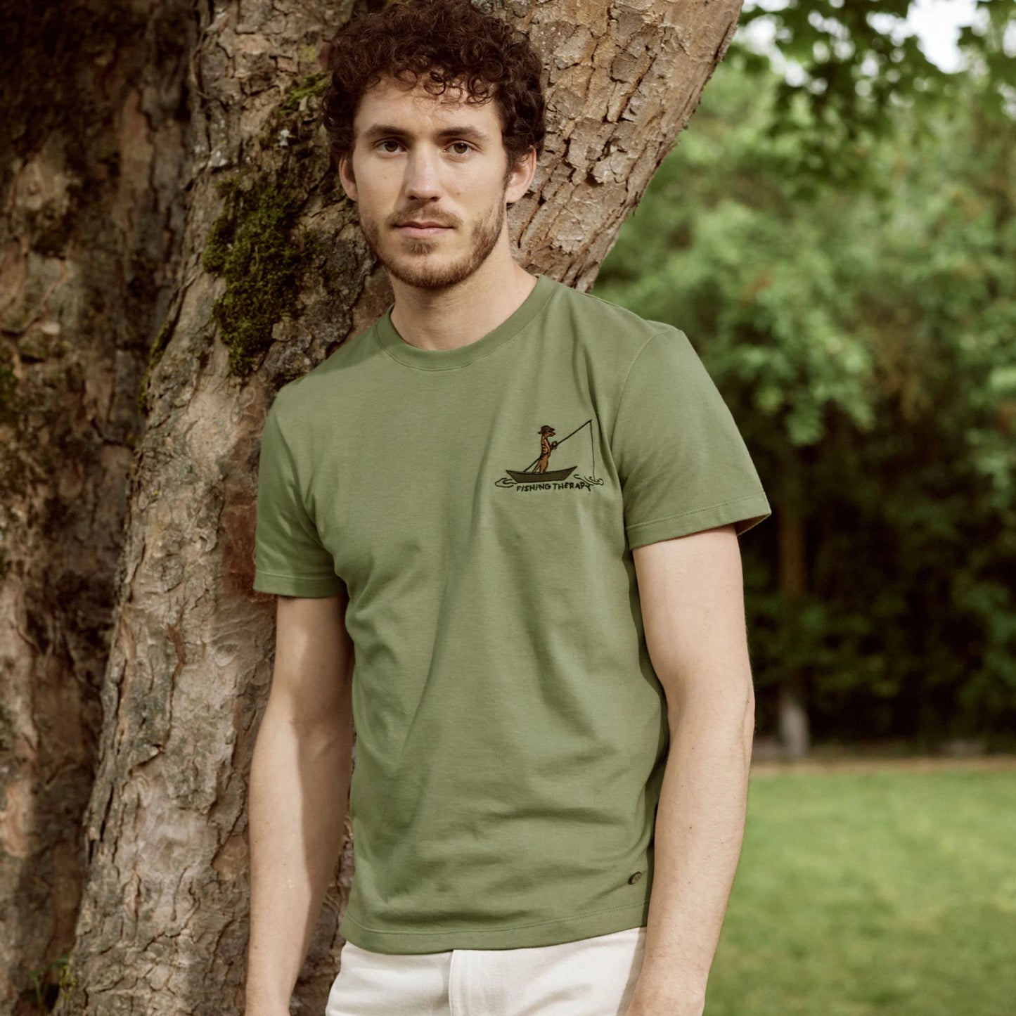 T-shirt Arcy Fishing Therapy – Style Épuré & Coton Recyclé